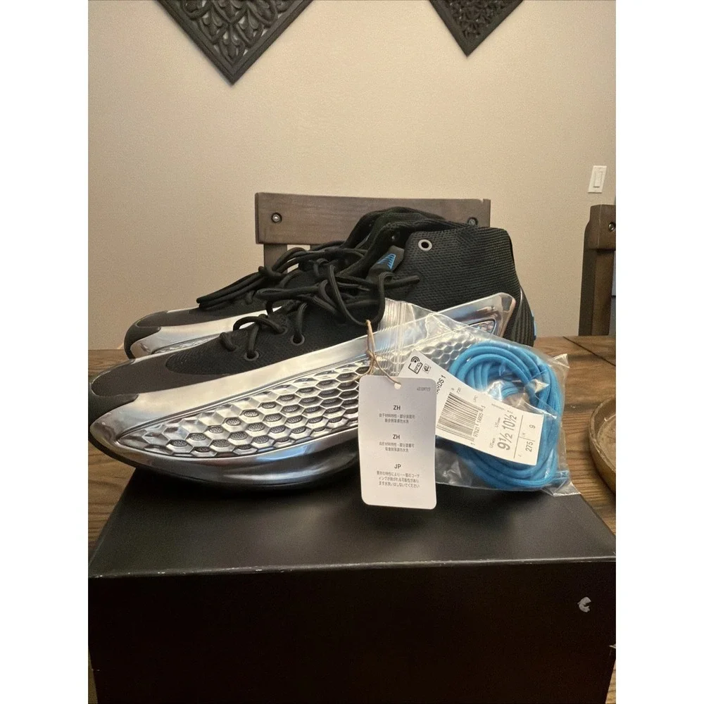 Adidas  AE 1 Silver  Metallic Men's 9.5 …JI0424 Brand New With Box🔥 …X2